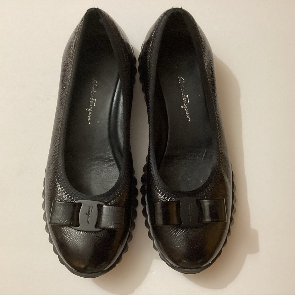 COPY - Salvatore Ferragamo Leather Ballerina Flat